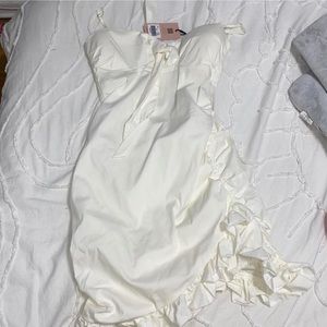 tigermist white dress